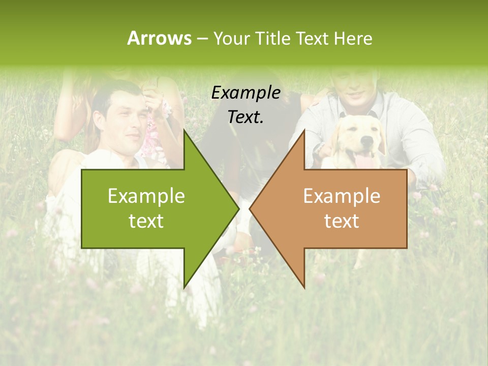 Meadow Smile Friends PowerPoint Template