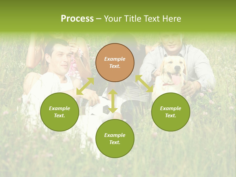 Meadow Smile Friends PowerPoint Template