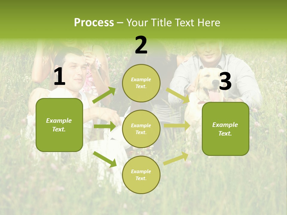 Meadow Smile Friends PowerPoint Template
