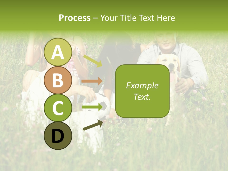 Meadow Smile Friends PowerPoint Template