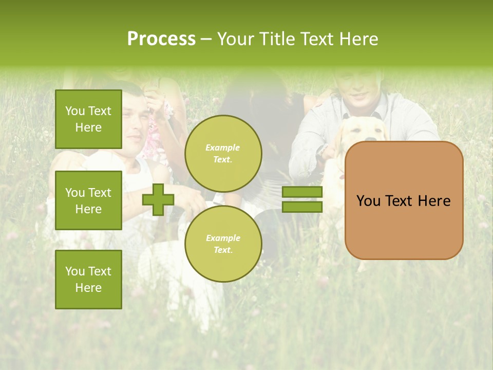 Meadow Smile Friends PowerPoint Template