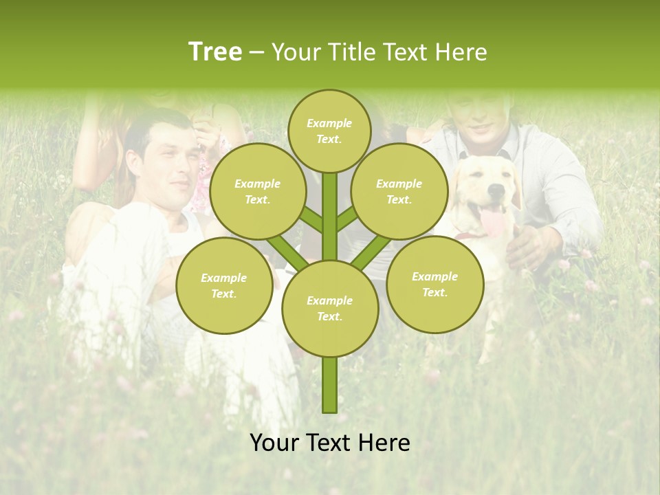 Meadow Smile Friends PowerPoint Template