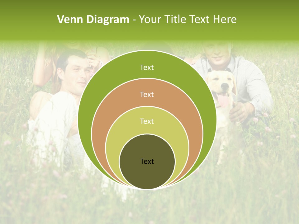 Meadow Smile Friends PowerPoint Template