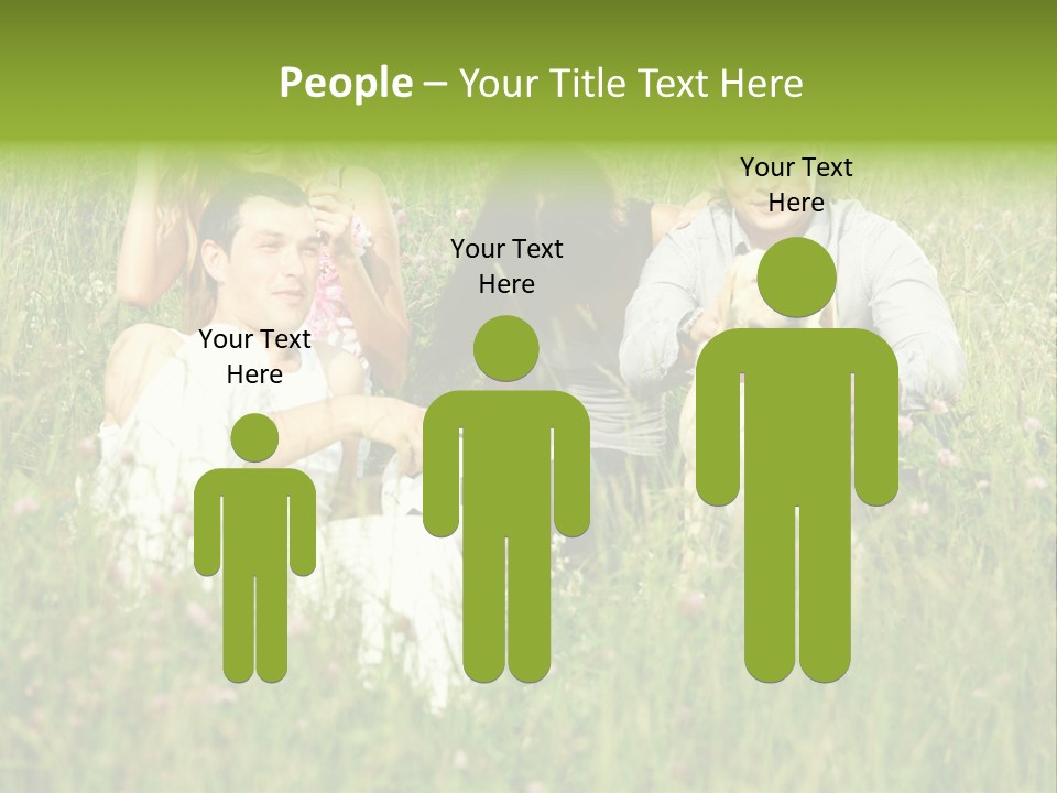 Meadow Smile Friends PowerPoint Template