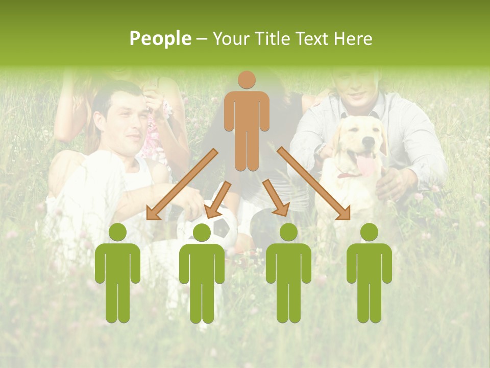 Meadow Smile Friends PowerPoint Template