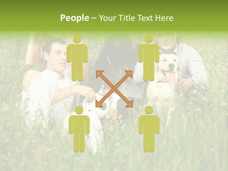 Meadow Smile Friends PowerPoint Template