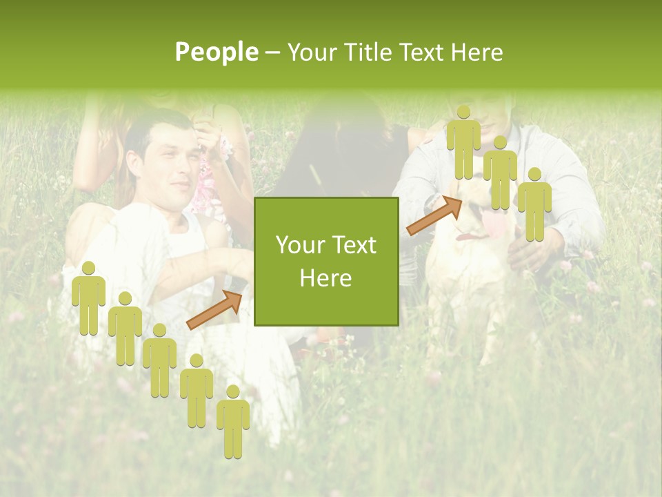 Meadow Smile Friends PowerPoint Template