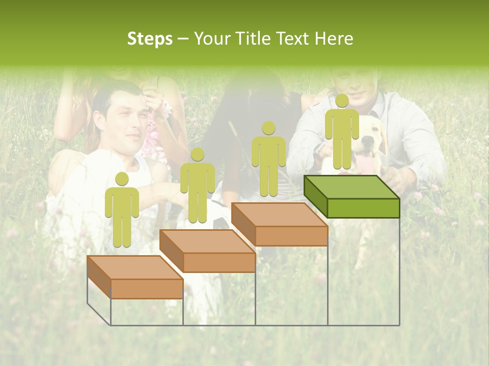 Meadow Smile Friends PowerPoint Template