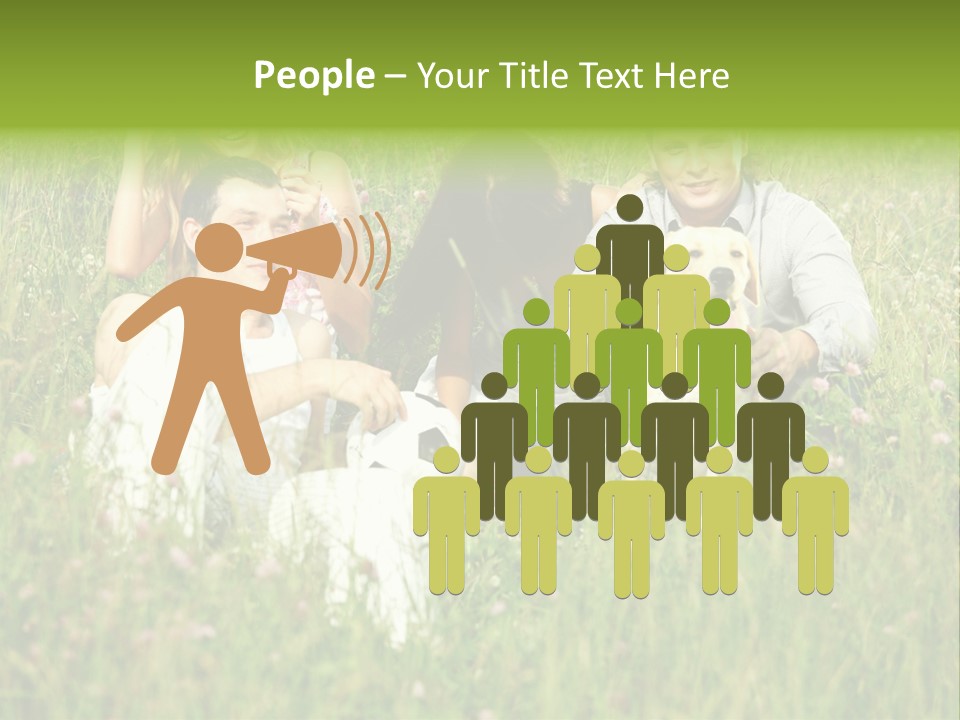 Meadow Smile Friends PowerPoint Template