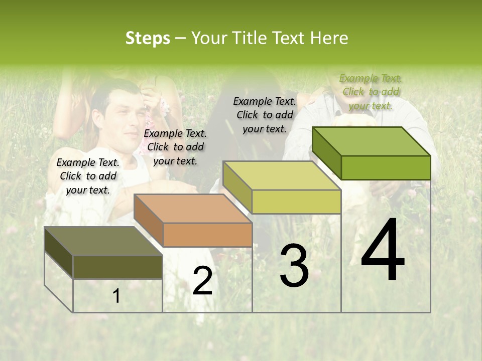 Meadow Smile Friends PowerPoint Template