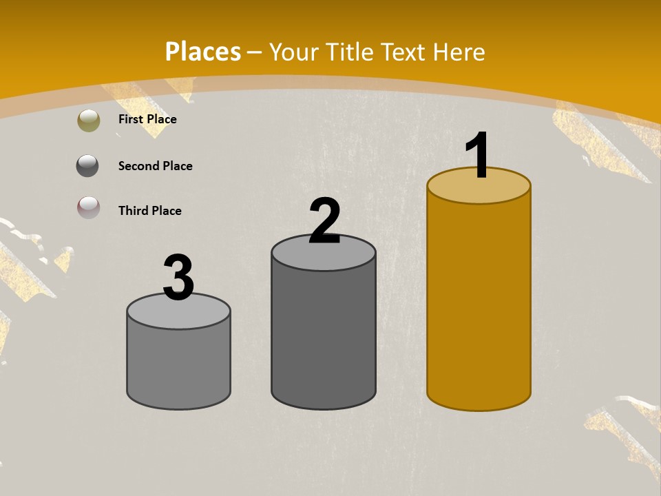 A Black And Yellow Powerpoint Presentation PowerPoint Template
