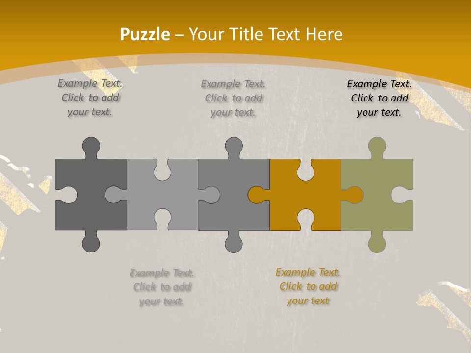 A Black And Yellow Powerpoint Presentation PowerPoint Template