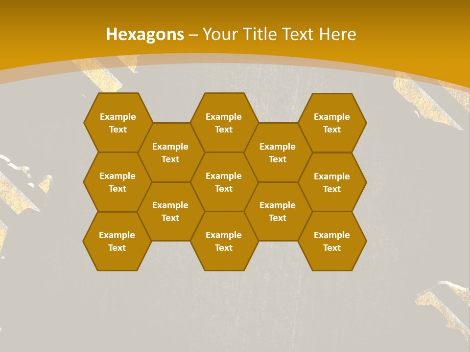 A Black And Yellow Powerpoint Presentation PowerPoint Template