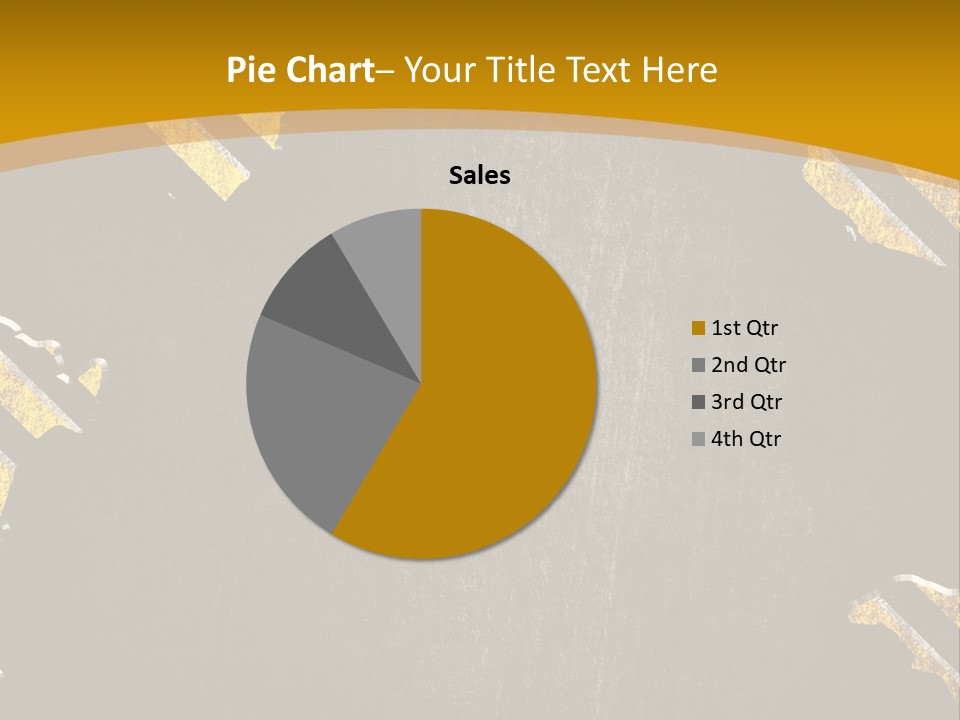 A Black And Yellow Powerpoint Presentation PowerPoint Template