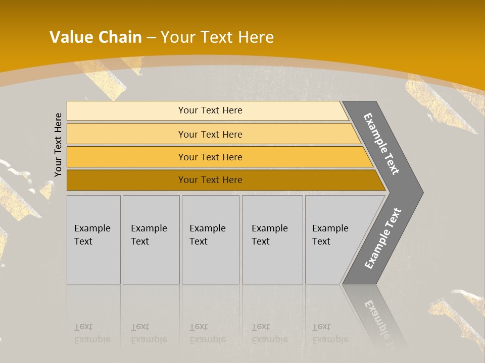 A Black And Yellow Powerpoint Presentation PowerPoint Template