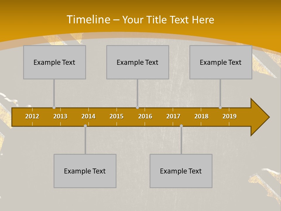 A Black And Yellow Powerpoint Presentation PowerPoint Template