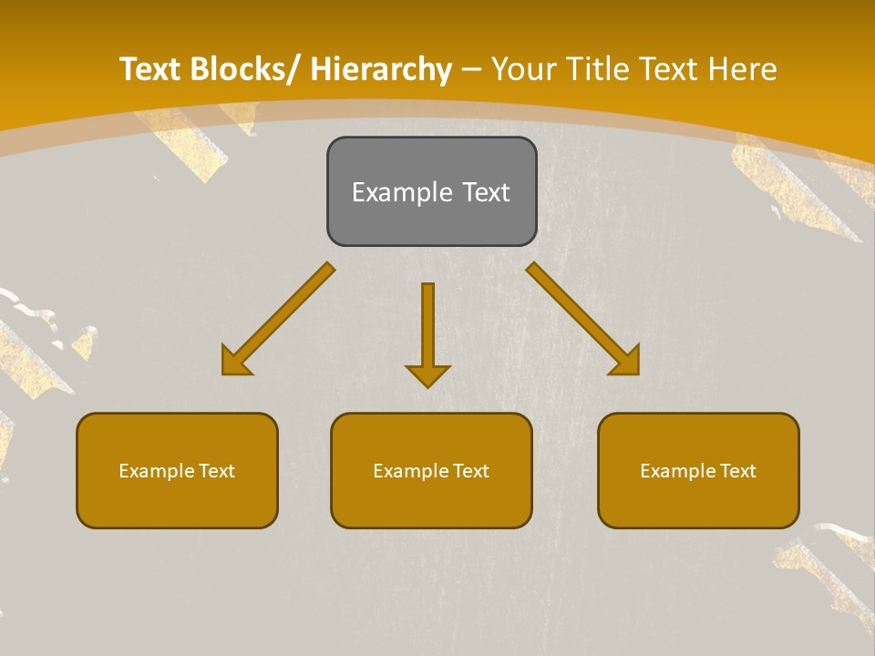 A Black And Yellow Powerpoint Presentation PowerPoint Template