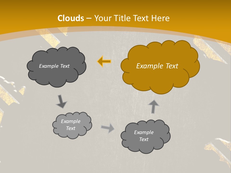 A Black And Yellow Powerpoint Presentation PowerPoint Template