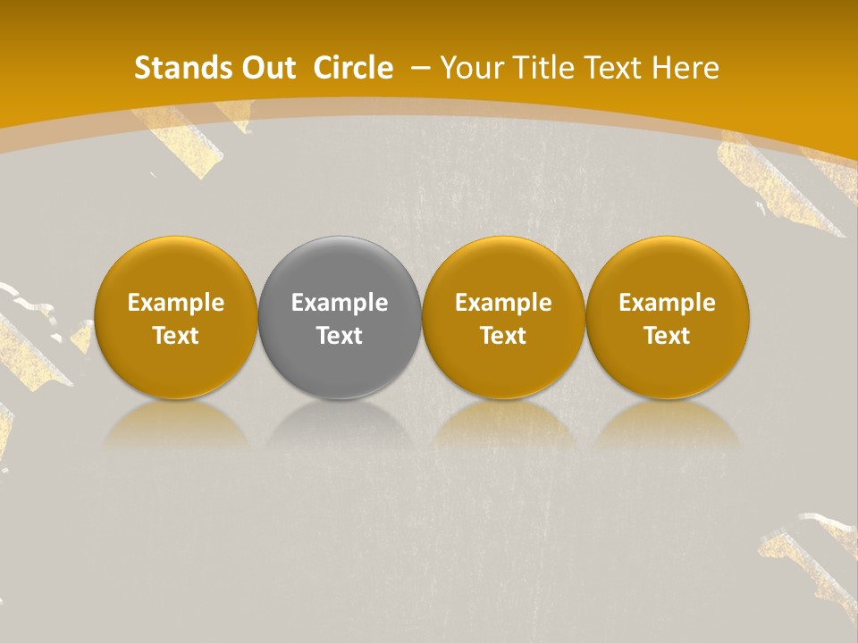 A Black And Yellow Powerpoint Presentation PowerPoint Template