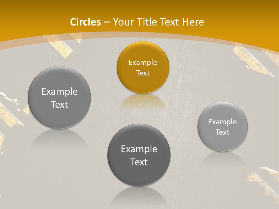 A Black And Yellow Powerpoint Presentation PowerPoint Template