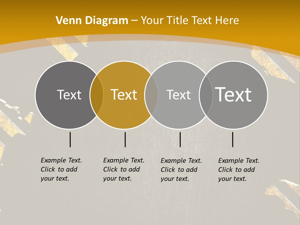 A Black And Yellow Powerpoint Presentation PowerPoint Template