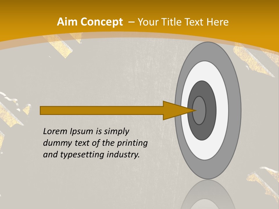 A Black And Yellow Powerpoint Presentation PowerPoint Template