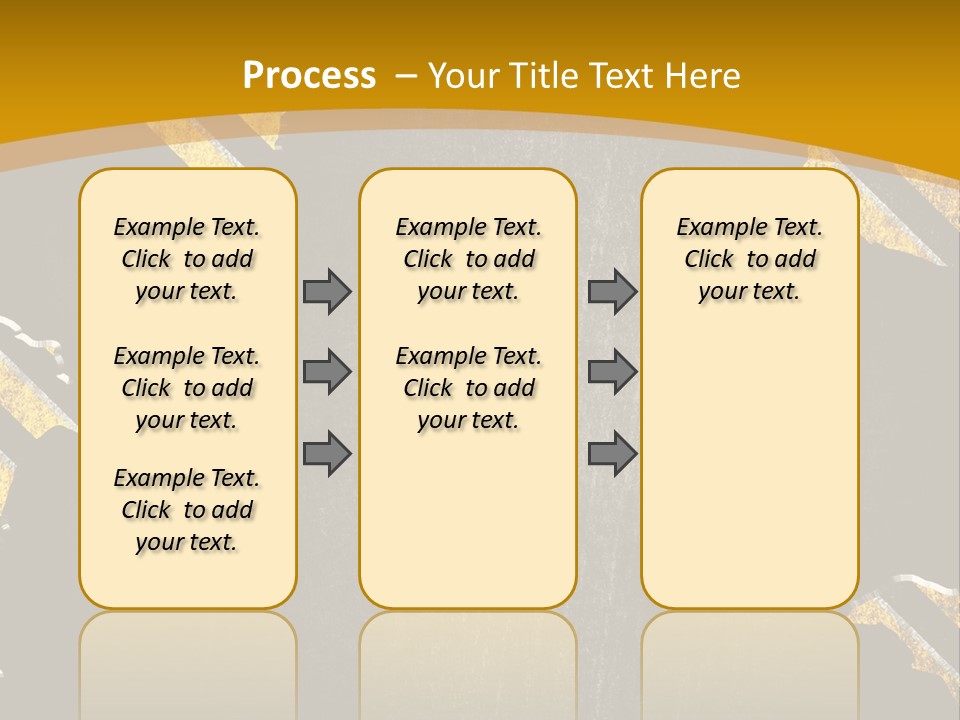 A Black And Yellow Powerpoint Presentation PowerPoint Template
