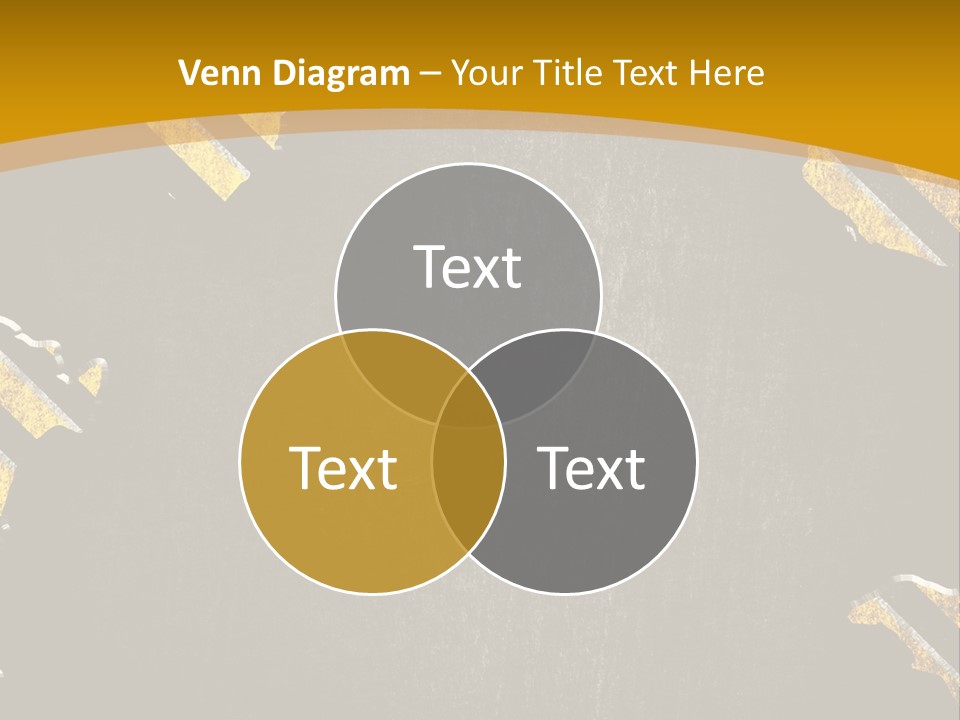 A Black And Yellow Powerpoint Presentation PowerPoint Template