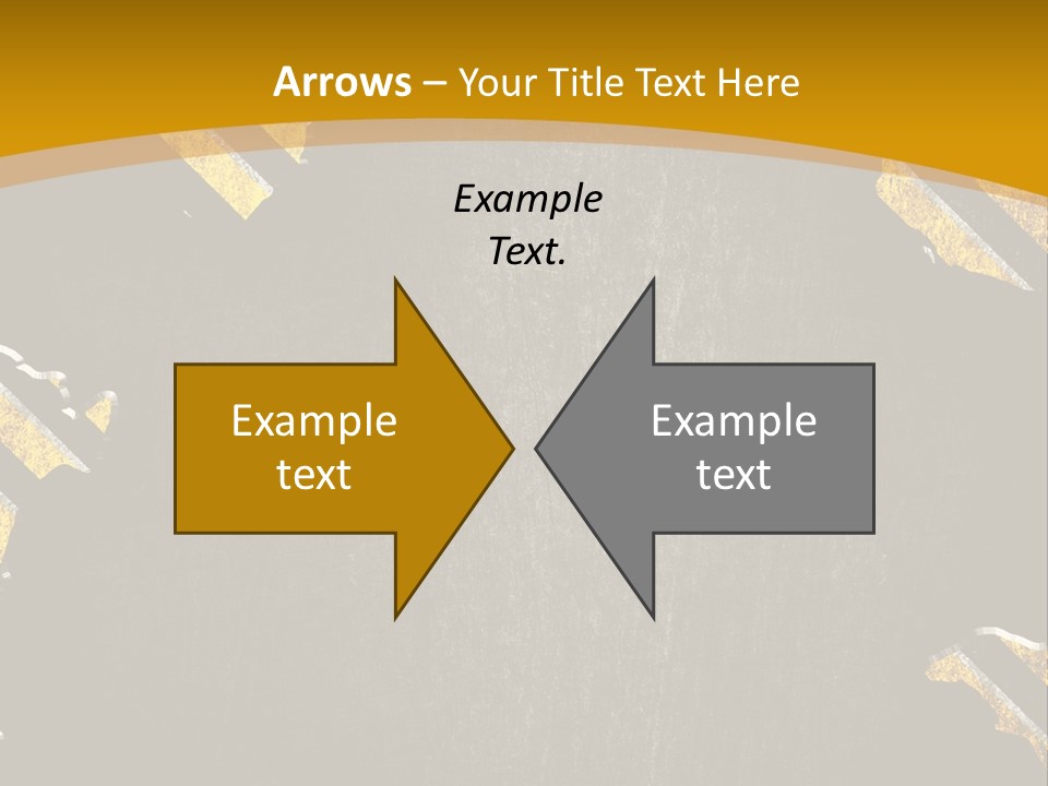 A Black And Yellow Powerpoint Presentation PowerPoint Template