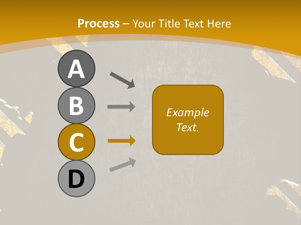 A Black And Yellow Powerpoint Presentation PowerPoint Template