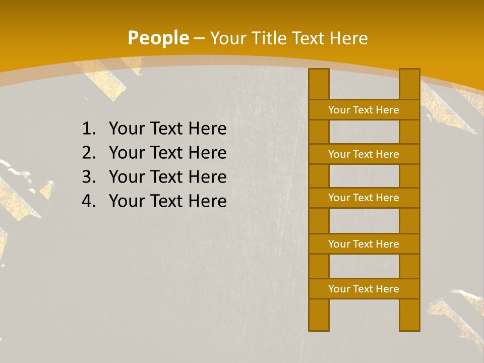 A Black And Yellow Powerpoint Presentation PowerPoint Template