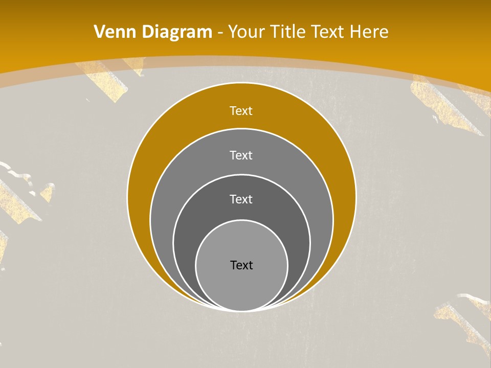 A Black And Yellow Powerpoint Presentation PowerPoint Template