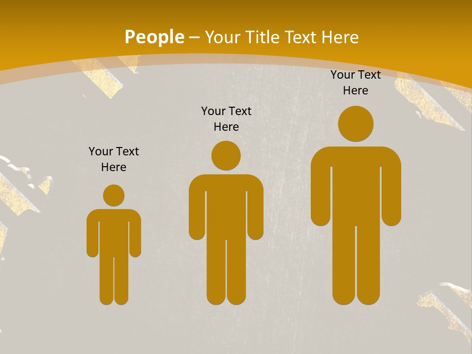 A Black And Yellow Powerpoint Presentation PowerPoint Template