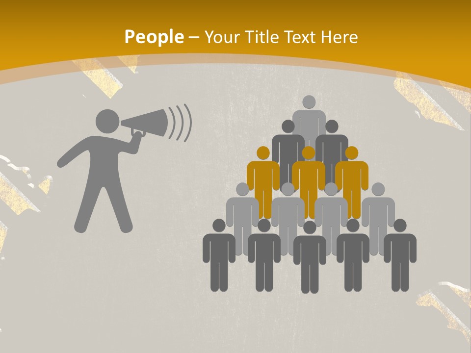 A Black And Yellow Powerpoint Presentation PowerPoint Template