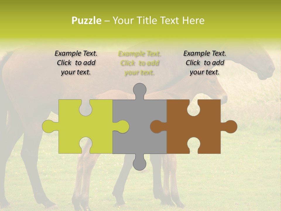 Meadow Animal Young PowerPoint Template