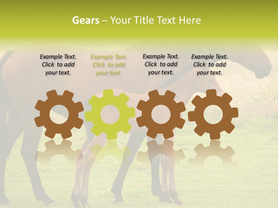 Meadow Animal Young PowerPoint Template