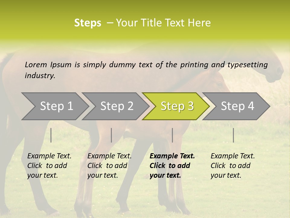 Meadow Animal Young PowerPoint Template