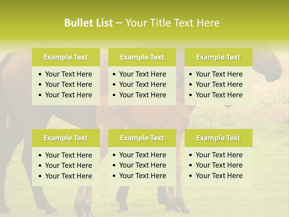 Meadow Animal Young PowerPoint Template