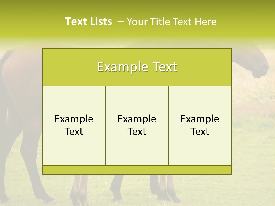 Meadow Animal Young PowerPoint Template