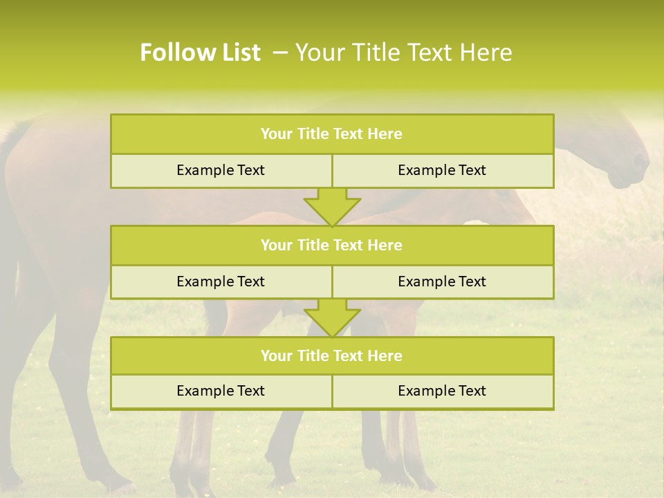 Meadow Animal Young PowerPoint Template