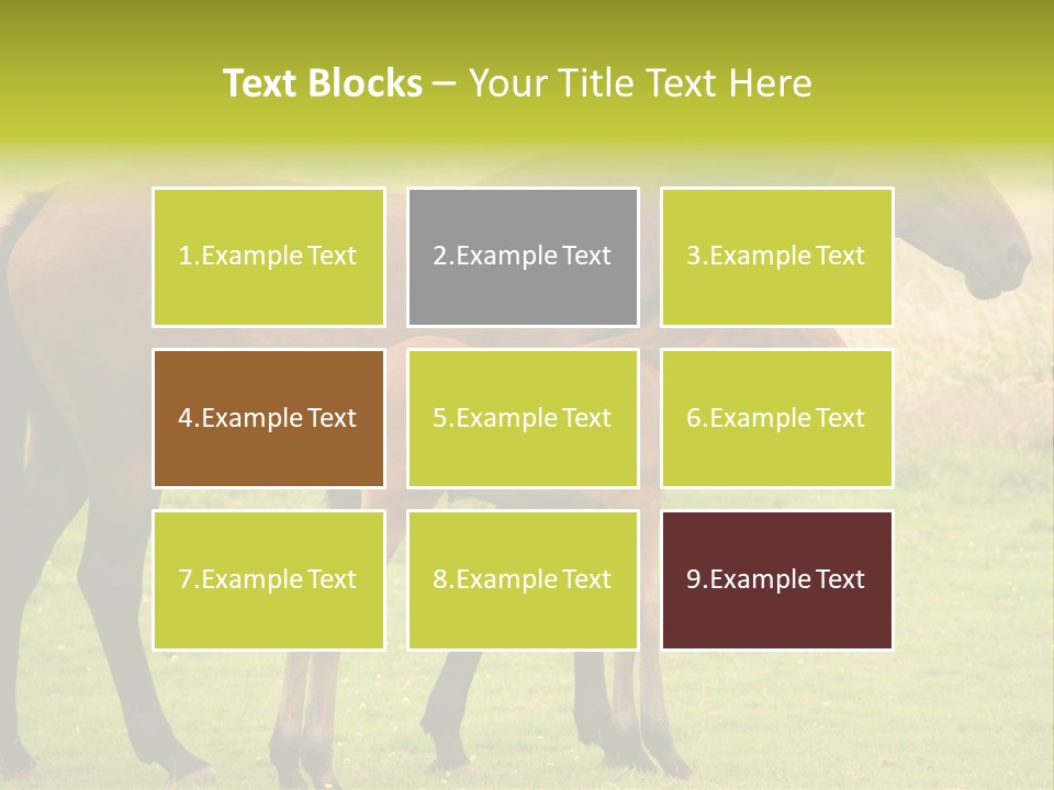 Meadow Animal Young PowerPoint Template