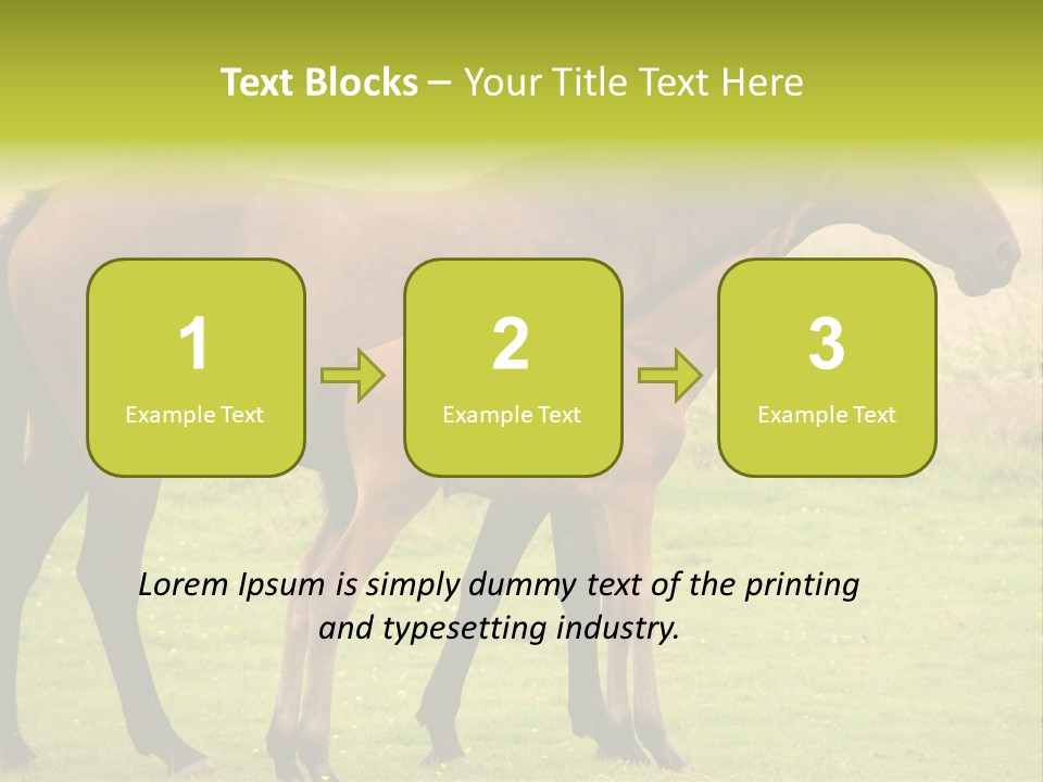 Meadow Animal Young PowerPoint Template