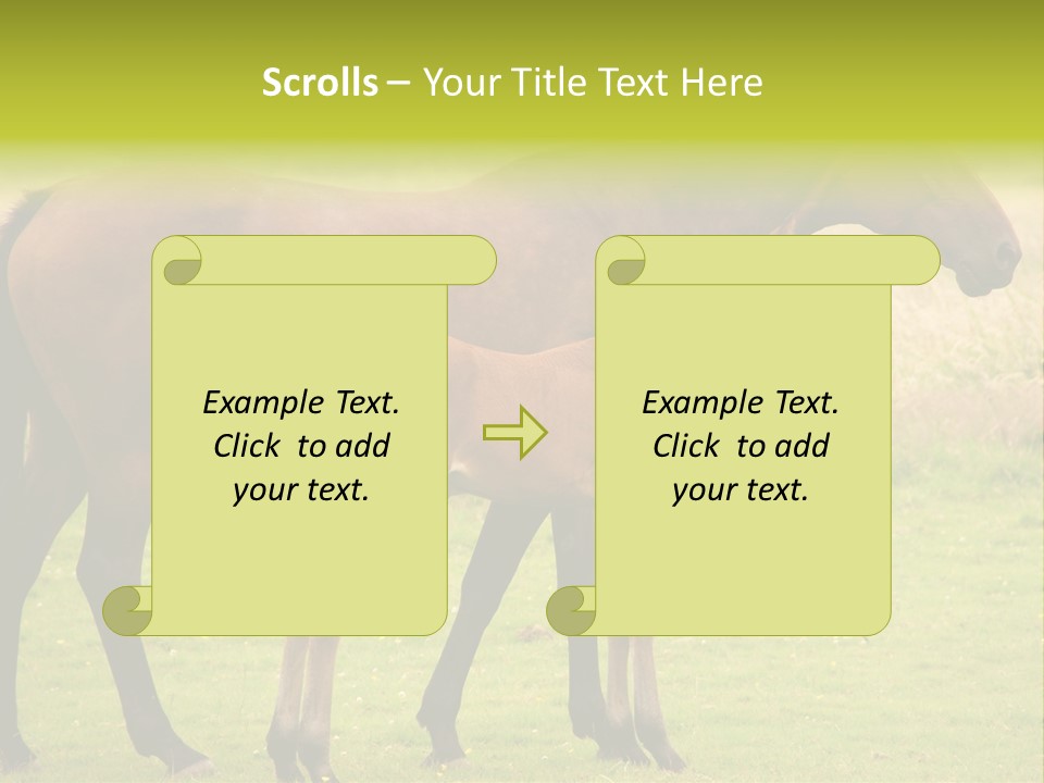 Meadow Animal Young PowerPoint Template