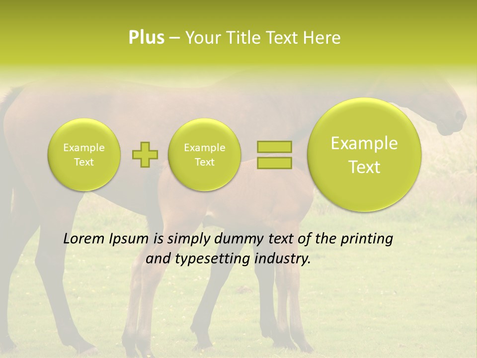 Meadow Animal Young PowerPoint Template
