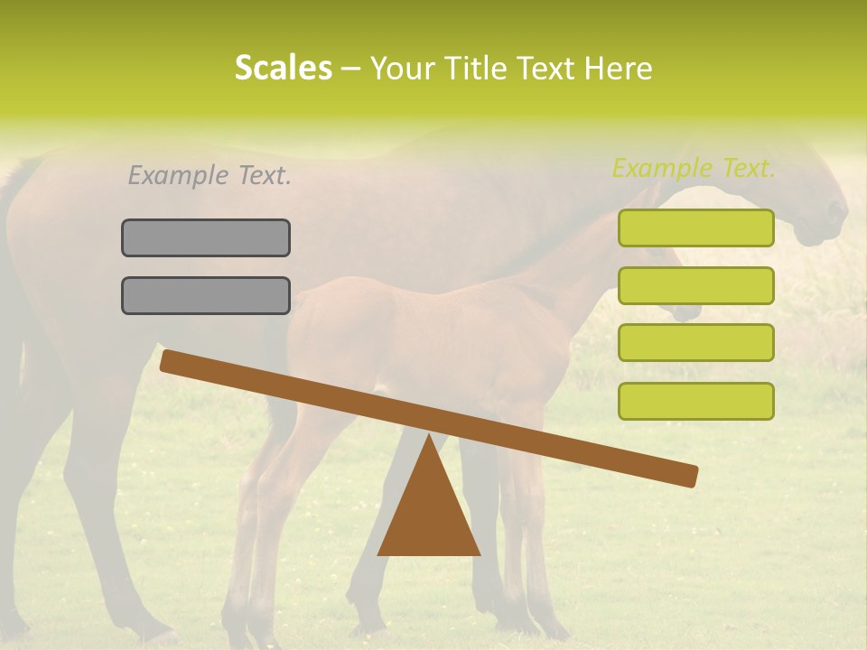 Meadow Animal Young PowerPoint Template