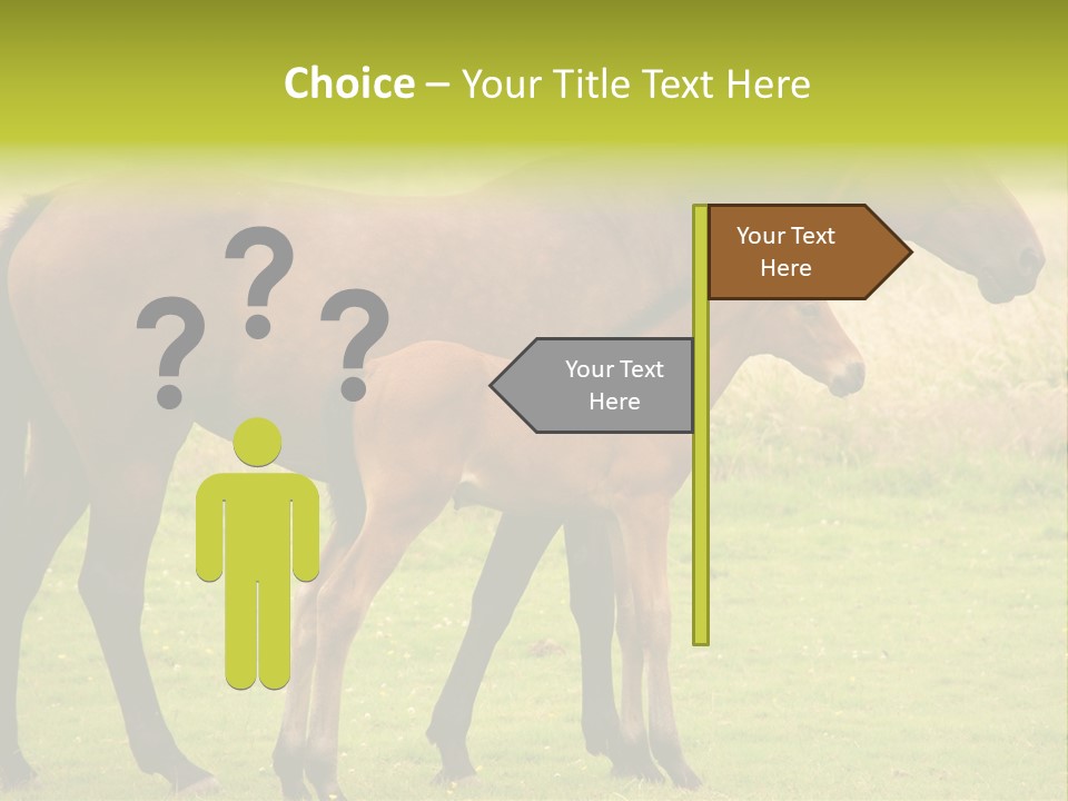 Meadow Animal Young PowerPoint Template