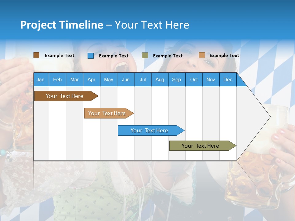Folklore Rauten Youth PowerPoint Template
