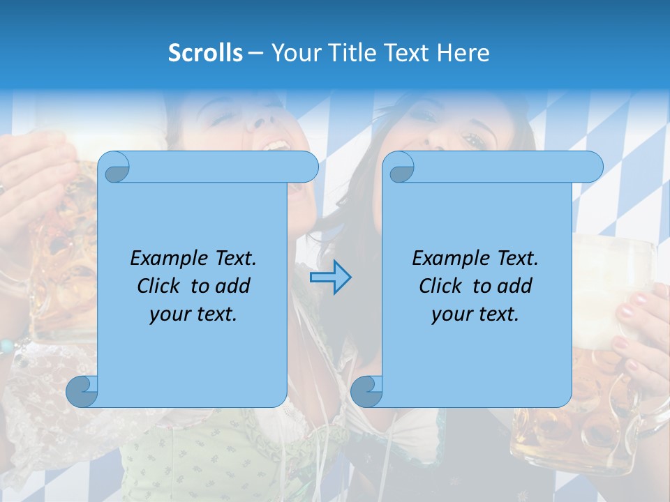 Folklore Rauten Youth PowerPoint Template