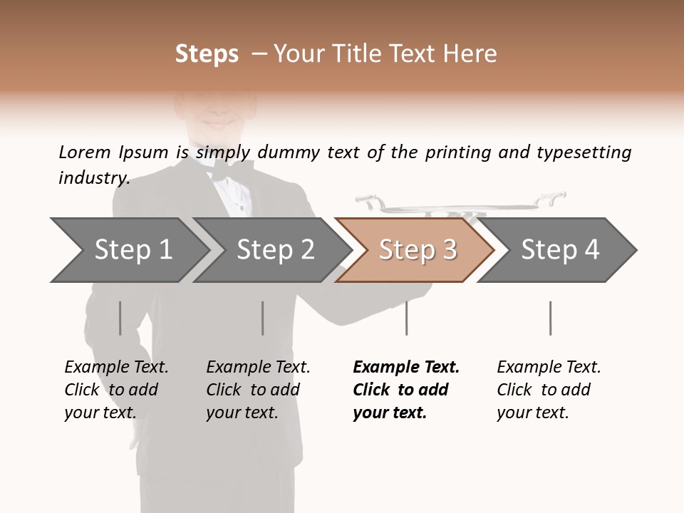 Young Serve Steel PowerPoint Template