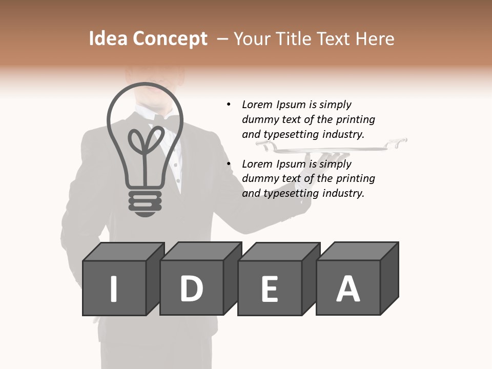 Young Serve Steel PowerPoint Template